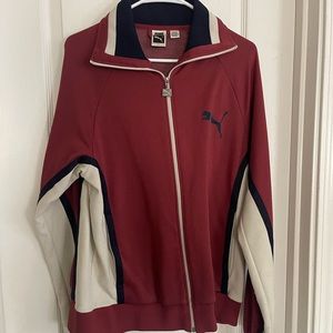 Puma zip up track jacket